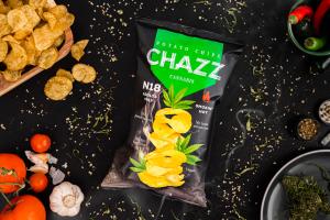 CHAZZ Kettle Potato chips with hemp and jalapeño