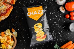 CHAZZ Kettle Potato with carrot pizza flavour, 90g