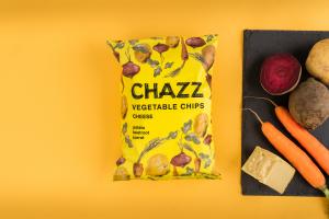 CHAZZ Vegetable chips with cheese