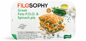 Traditional Crinkly filo pie with Spinach & Feta P.D.O.