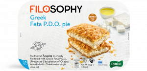 Traditional Crinkly filo pie with Feta P.D.O.
