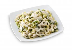 Zucchini Spirals with Cacio & Pepe Sauce