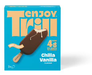 Enjoy Trill Chilla Vanilla Bâtonnet Glacé (4g de sucre, 100% Végétale, 1000% Plaisir)