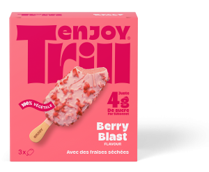 Enjoy Trill Berry Blast Bâtonnet Glacé (4g de sucre, 100% Végétale, 1000% Plaisir)