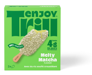 Enjoy Trill Melty Matcha Bâtonnet Glacé (4g de sucre, 100% Végétale, 1000% Plaisir)