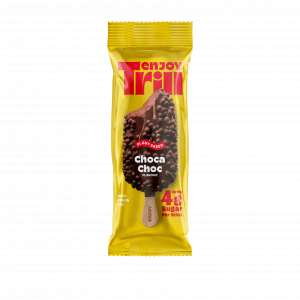 Enjoy Trill Choca Choc Ice Cream SINGLE Stick (Fully Indulgent, Low-Sugar, Plant-Based)