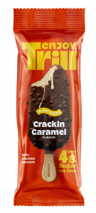 Enjoy Trill Crackin Caramel Ice Cream SINGLE Stick (Fully Indulgent, Low-Sugar, Plant-Based)