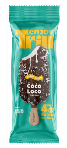Enjoy Trill Coco Loco Ice Cream SINGLE Stick (Fully Indulgent, Low-Sugar, Plant-Based)
