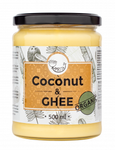 Organic Mix of Coconut Oil and Butter Ghee AMRITA, 500ml