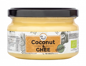 Organic Mix of Coconut Oil and Butter Ghee AMRITA, 200ml