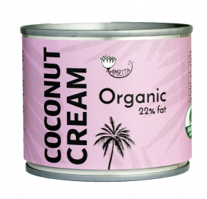 Organic Coconut Cream AMRITA 22%, 200ml