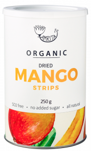 Organic Dried Mango Chunks AMRITA, 250 g
