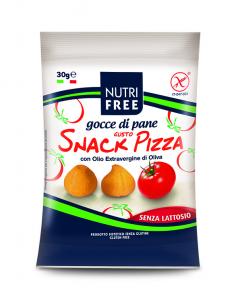 Gluten Free pizza flavored Gocce di pane Snack