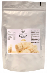 Freeze-dried bananas (sliced) AMRITA, 100 g