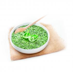SPINACH WITH ORGANIC FRESH CREAM 450G