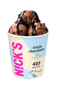 NICKS VEGAN TRIPLE CHOCOLATE (LOW CALORIE ICE CREAM)