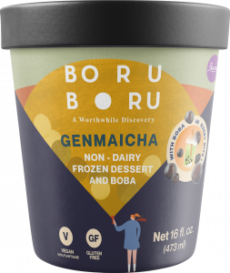 Boru Boru Genmaicha with Boba Non-dairy Frozen Dessert 473ml
