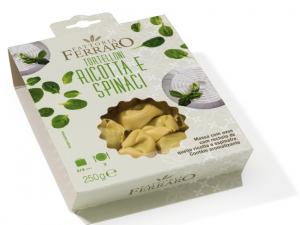 CHILLED TORTELLONI WITH  RICOTTA AND SPINACHES