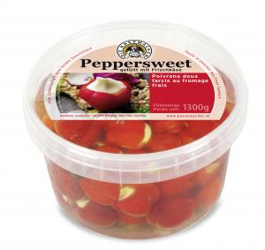 Peppersweet filled with fresh cheese