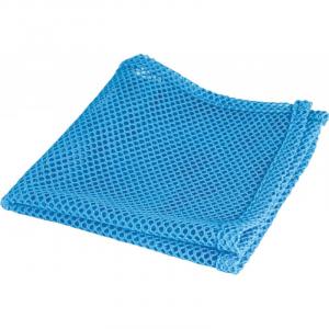 Scratching net blue