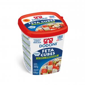 DODONI Feta cubes in oil and oregano P.D.O.