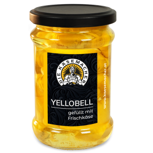 Yellobell filled with fresh cheese
