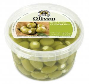 Olives filled with fresh cheese