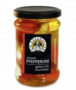 Hot peppers filled with fresh cheese