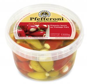 Hot Peppers filled with fresh cheese