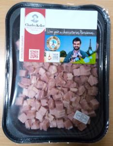 Diced ham Francilin pork
