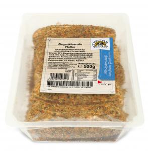 Goat´s milk cheese rolls with pepper