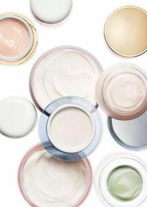 Cosmetic face, body, hair products