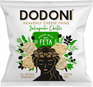 DODONI Feta Cheese Thins with Jalapeno Chili