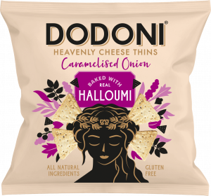 DODONI Halloumi Cheese Thins with Caramelised Onion
