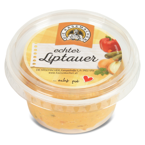 Liptauer authentic spread from sheep`s and cow`s milk