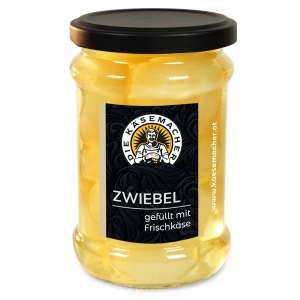 Onions filled with fresh cheese