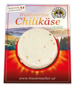 Waldviertler sheep`s milk cheese with chili
