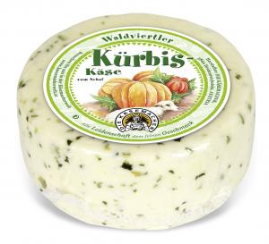 Waldviertler sheep`s milk cheese with pumpkin seeds