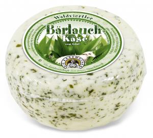 Waldviertler sheep`s milk cheese with wild garlic