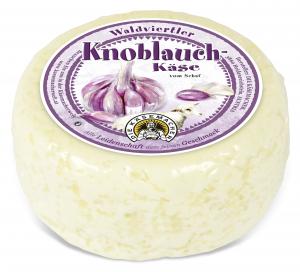 Waldviertler sheep`s milk cheese with garlic