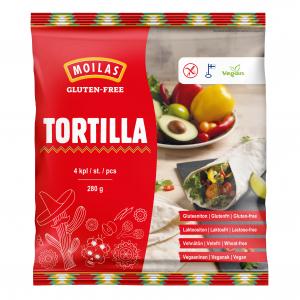 Moilas Gluten-Free Tortilla 70g x 4pcs (retail)