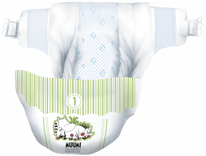 Open diapers / nappies Muumi Baby size 1