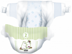 Open diapers / nappies Muumi Baby size 2