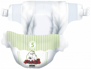 Open diapers / nappies Muumi Baby size 5