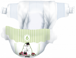 Open diapers / nappies Muumi Baby size 6