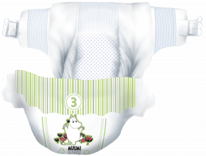 Open diapers / nappies Muumi Baby size 3 small package