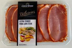 MARINATED PORK LOIN SLICED - SKIN