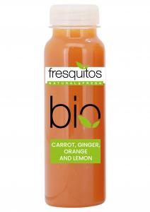 BIO JUICE  Carrot · ginger · orange · lemon  250 ml