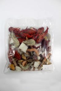 Seafood mix with crayfish