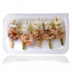 Cuttlefish & argentinian shrimp brochette bites - skinpack